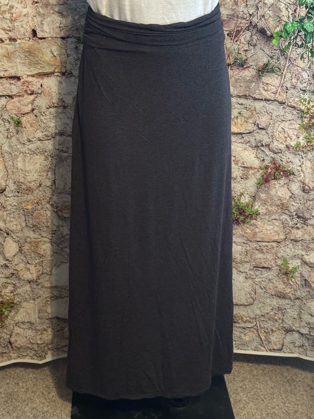 J. Crew Dark Charcoal Maxi Skirt
